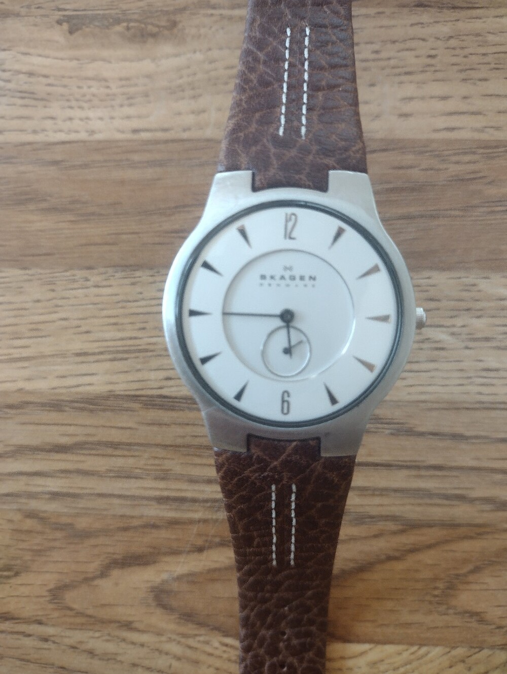 Men's 35 MM Model 433LSLC Skagen Quartz Watch